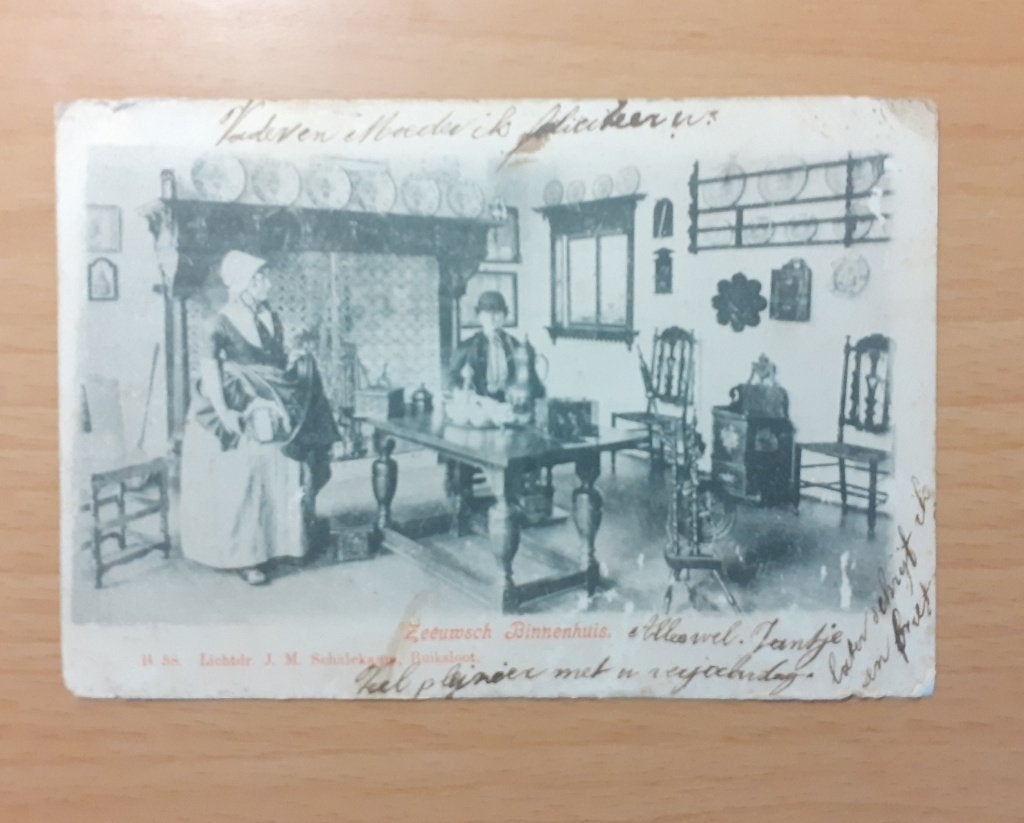 Zeeuws binnenhuis   1905, Ophalen of Verzenden, Voor 1920, Gelopen