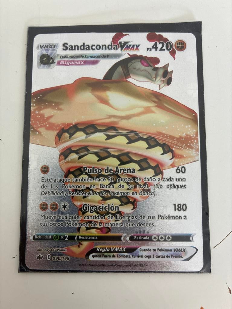Pokémon Kaart Sandaconda VMAX 090/198, Verzenden, Zo goed als nieuw
