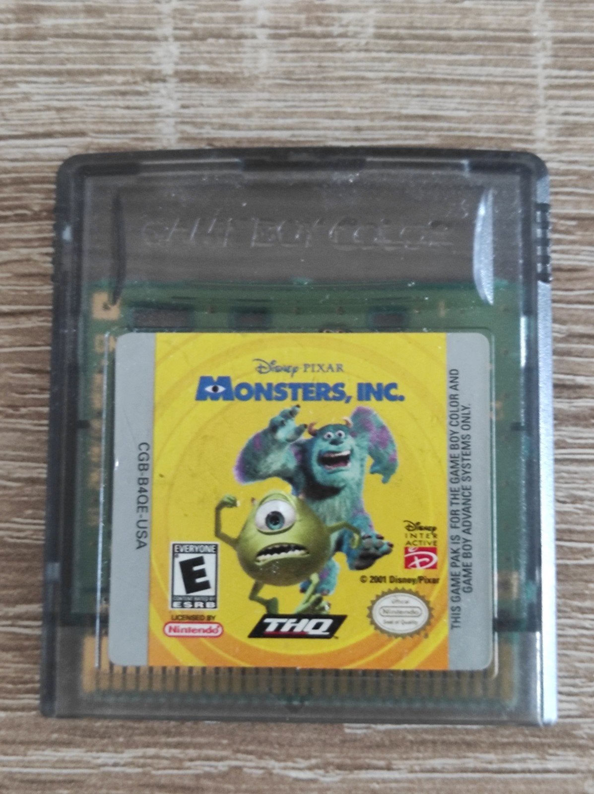Monsters Inc Game Boy Color, Spelcomputers en Games, Games | Nintendo Game Boy, Avontuur en Actie, Gebruikt, 1 speler, Ophalen of Verzenden