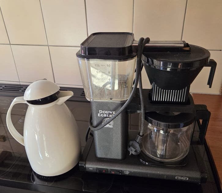 Technivorm koffiezetapparaat + thermoskan - Douwe Egberts, Witgoed en Apparatuur, Koffiezetapparaten, Ophalen, Afneembaar waterreservoir