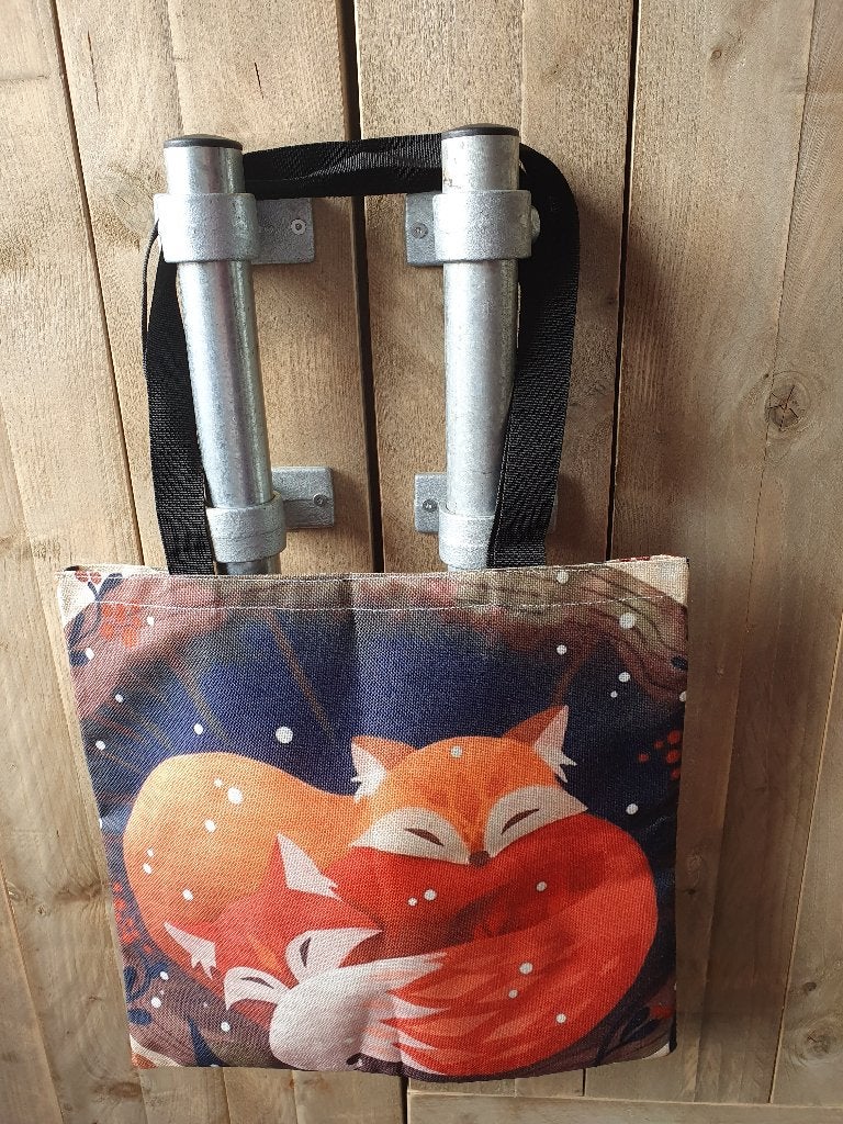 Slapende vosjes shopper / tote bag, Ophalen of Verzenden, Nieuw, Overige kleuren, Shopper