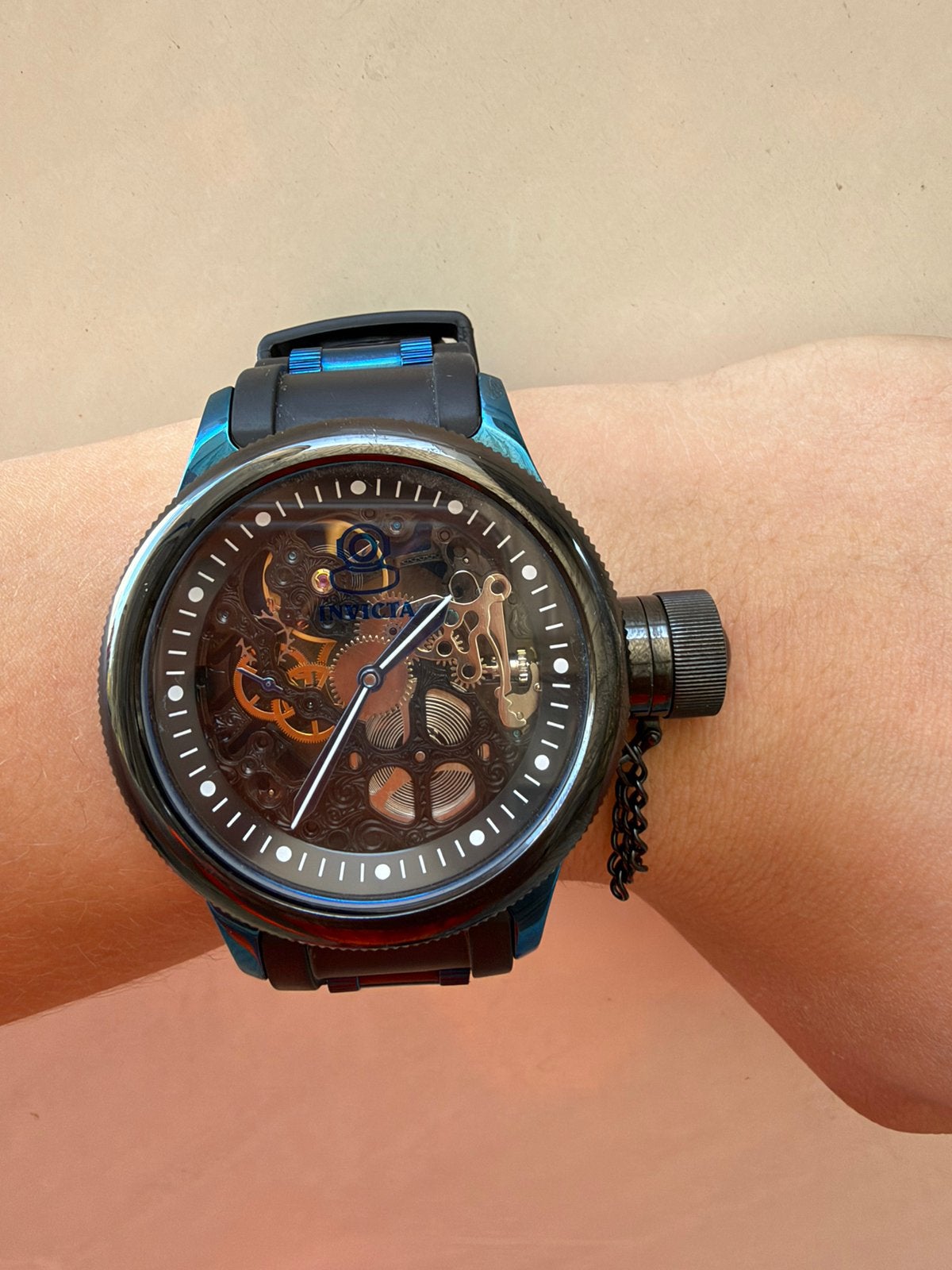 Invicta Russian Diver Skeleton, Overige merken, Staal, Polshorloge, Overige materialen
