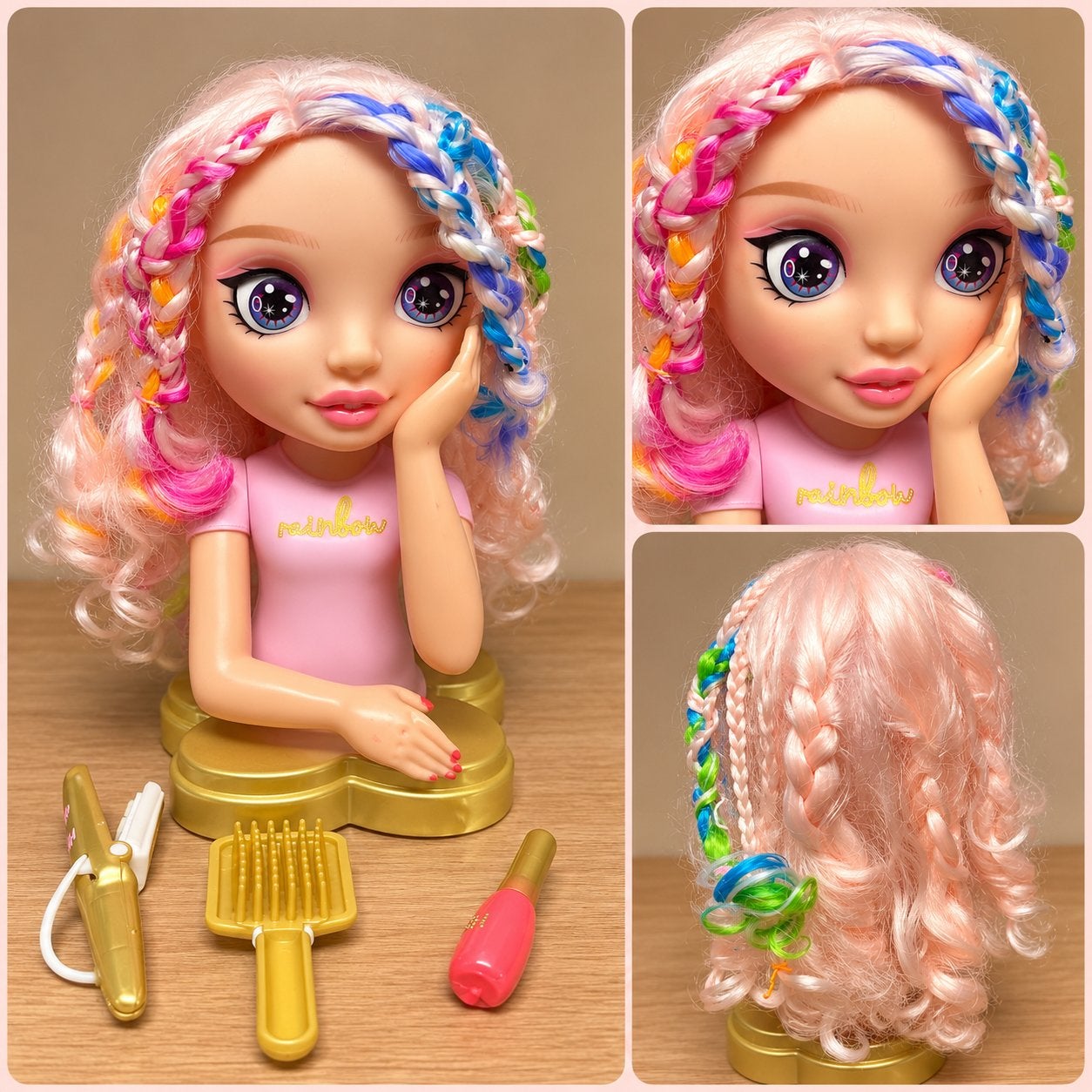 Rainbow high stylinghoofd, Ophalen of Verzenden, Zo goed als nieuw