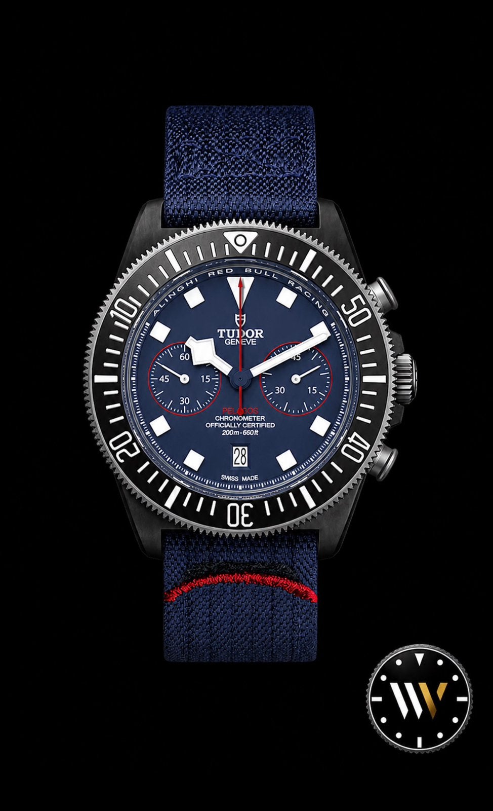 Tudor Pelagos FXD Chrono Alinghi M25807KN-0001 01-2024 Nieuw, Sieraden, Tassen en Uiterlijk, Overige materialen, Polshorloge, Overige materialen