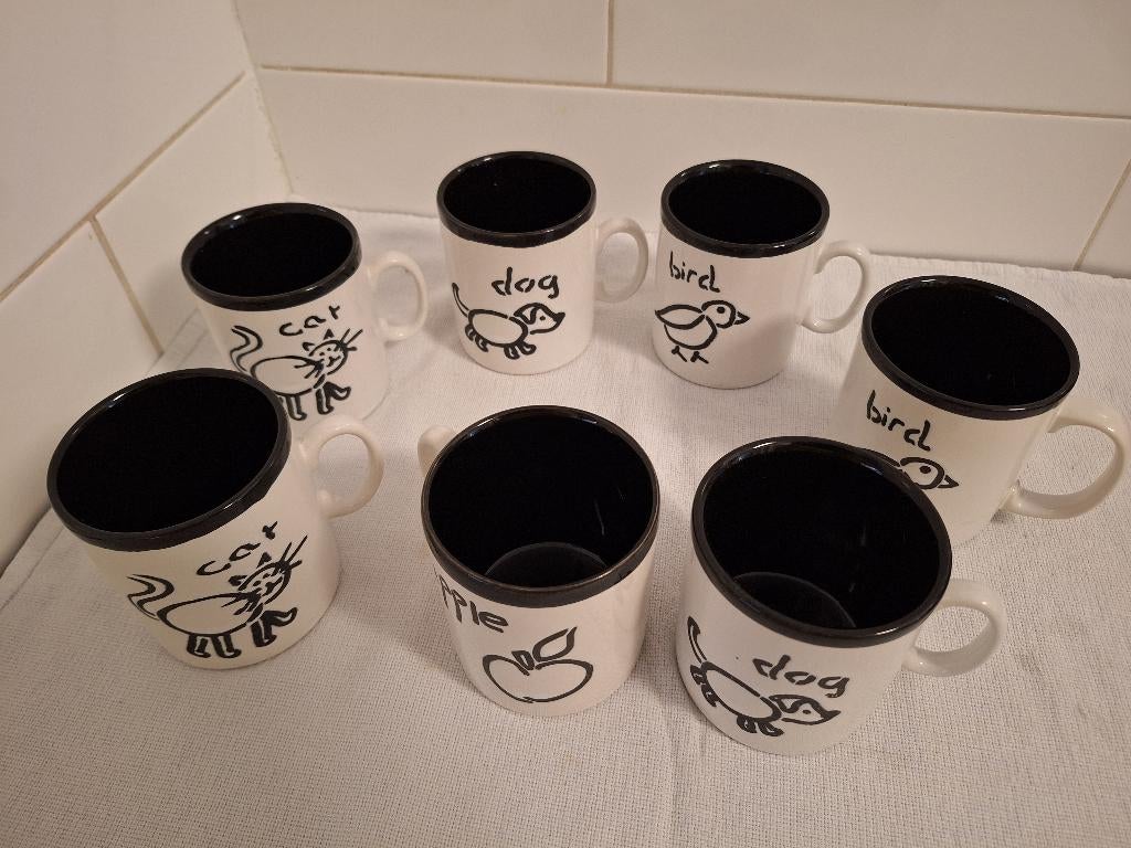 verschillende kopjes, Overige materialen, Ophalen of Verzenden, Zo goed als nieuw, Overige stijlen