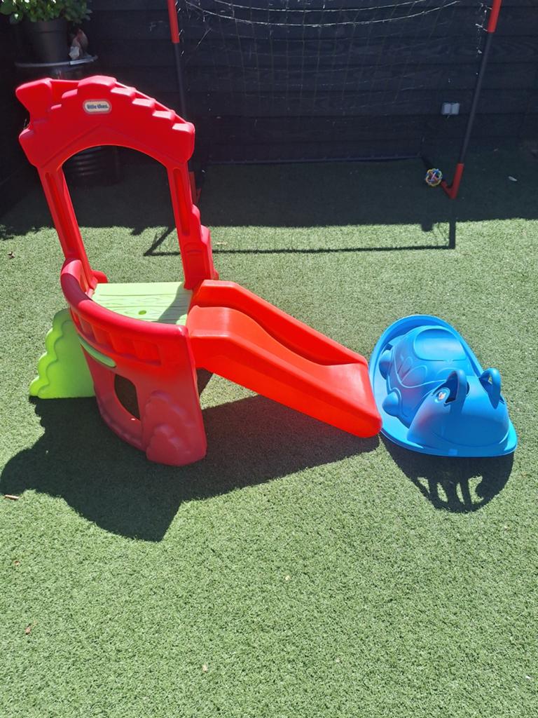Little Tikes Klimtoestel met Glijbaan en Zandbak, Ophalen of Verzenden, Gebruikt, Zandbak