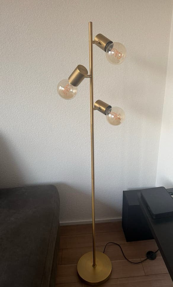 Vloerlamp, Huis en Inrichting, Lampen | Vloerlampen, Ophalen, Zo goed als nieuw, 150 tot 200 cm