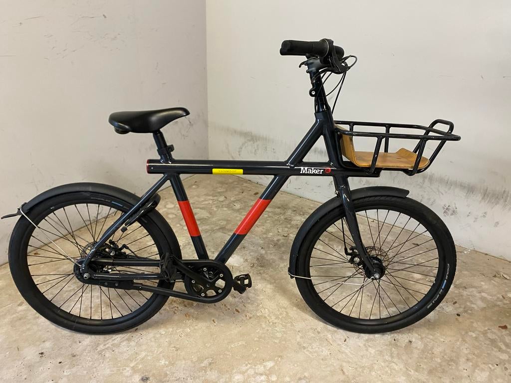 VanMoof Smart X - Niet-elektrische fiets met 3 versn., Fietsen en Brommers, Gebruikt, Versnellingen, Minder dan 49 cm, Schijfrem