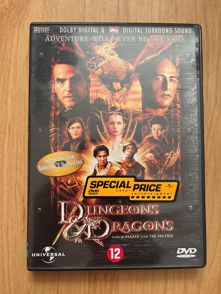 Dungeons and dragons, Cd's en Dvd's, Vanaf 12 jaar, Ophalen, Zo goed als nieuw, Fantasy