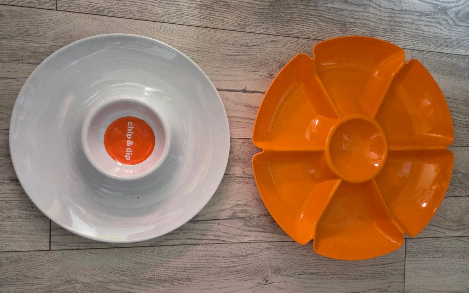 Set van nieuw & zo goed als nieuw borrelschaal en chip & dip, Overige typen, Kunststof, Nieuw, Ophalen of Verzenden