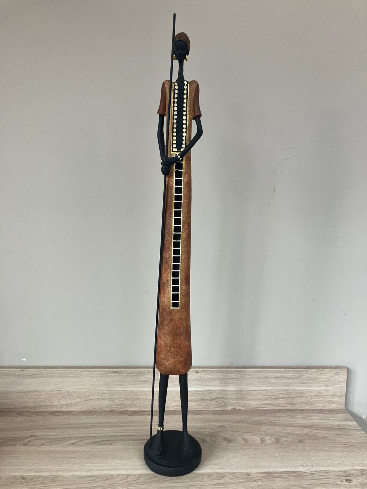 Afrikaans beeld/vrouw, Ophalen, Beeld, 50 - 100 cm, Vrouw