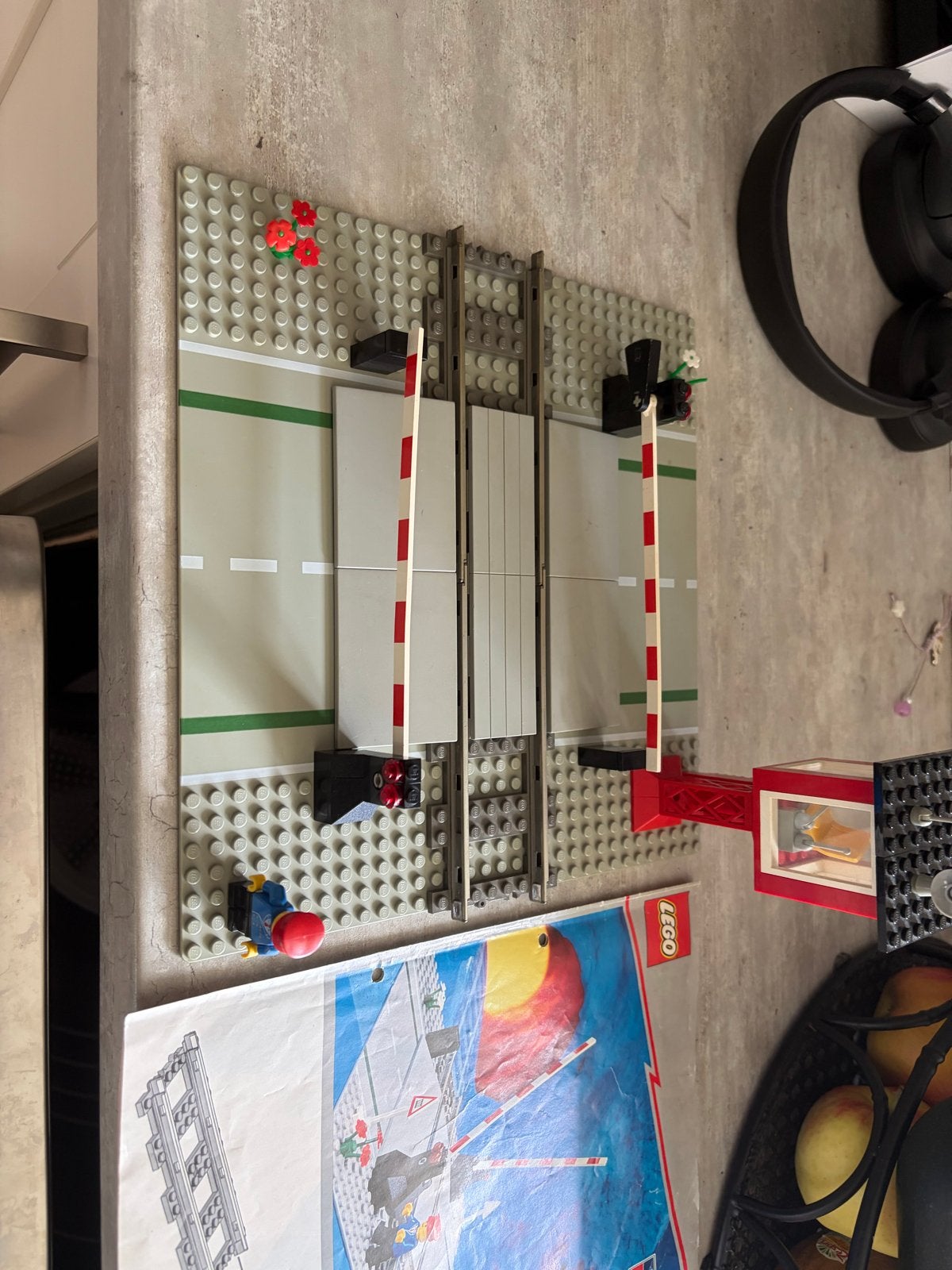 Lego 4539 spoorweg overgang - Gebruikt, Gebruikt, Overige thema's, Lego, Ophalen of Verzenden