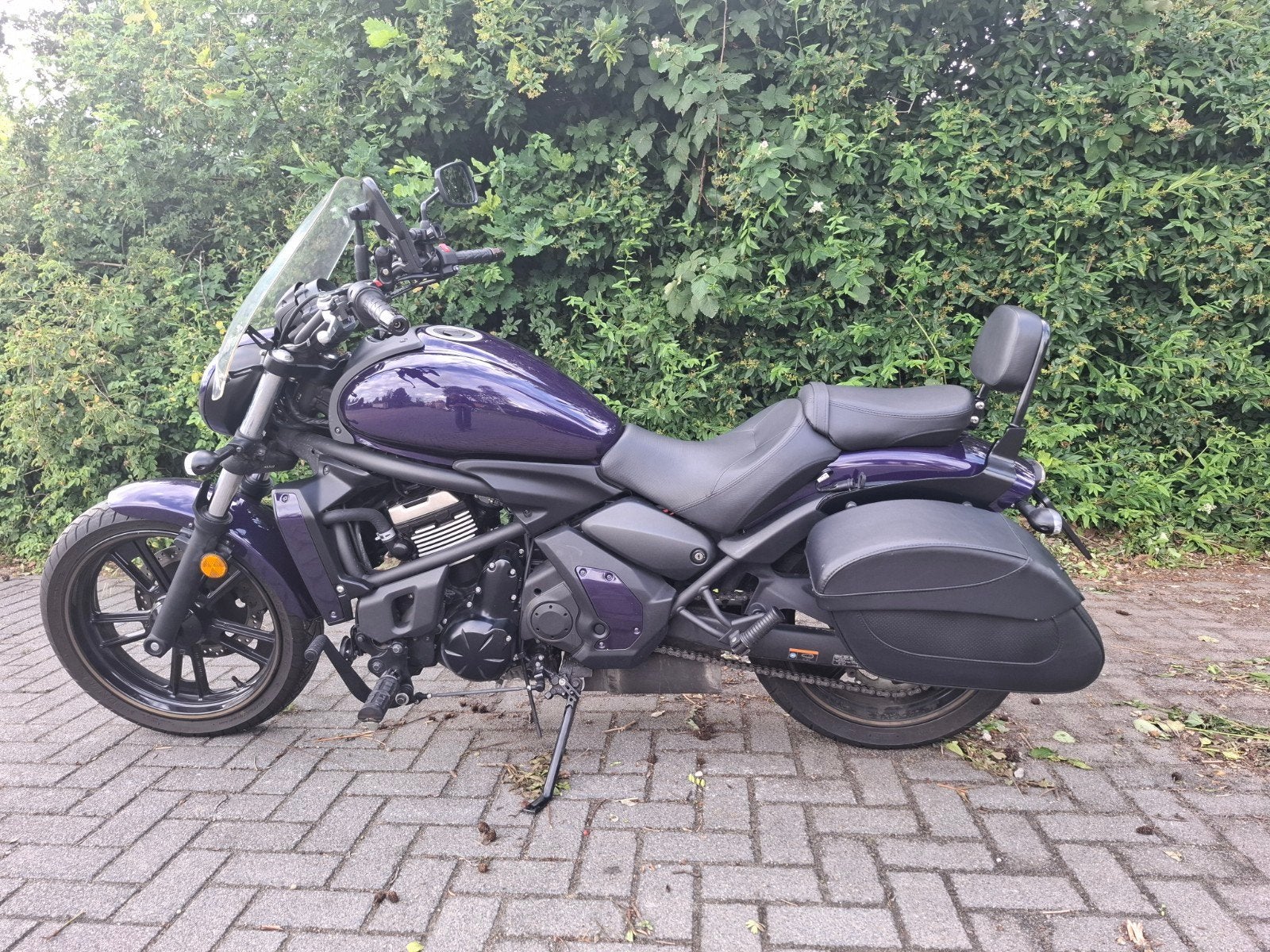 Paarse Kawasaki Vulcan S - Jonge motor, weinig KM, Particulier, Chopper
