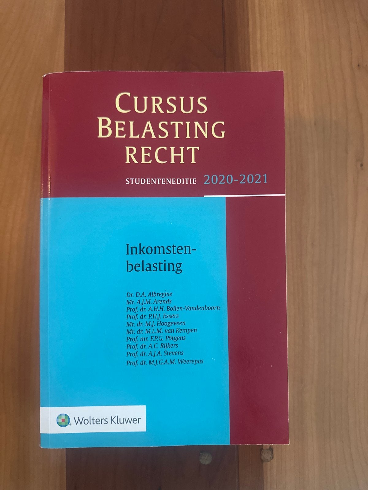 Cursus Belastingrecht Inkomstenbelasting 2020-2021, Verzenden, Gamma, Zo goed als nieuw, WO