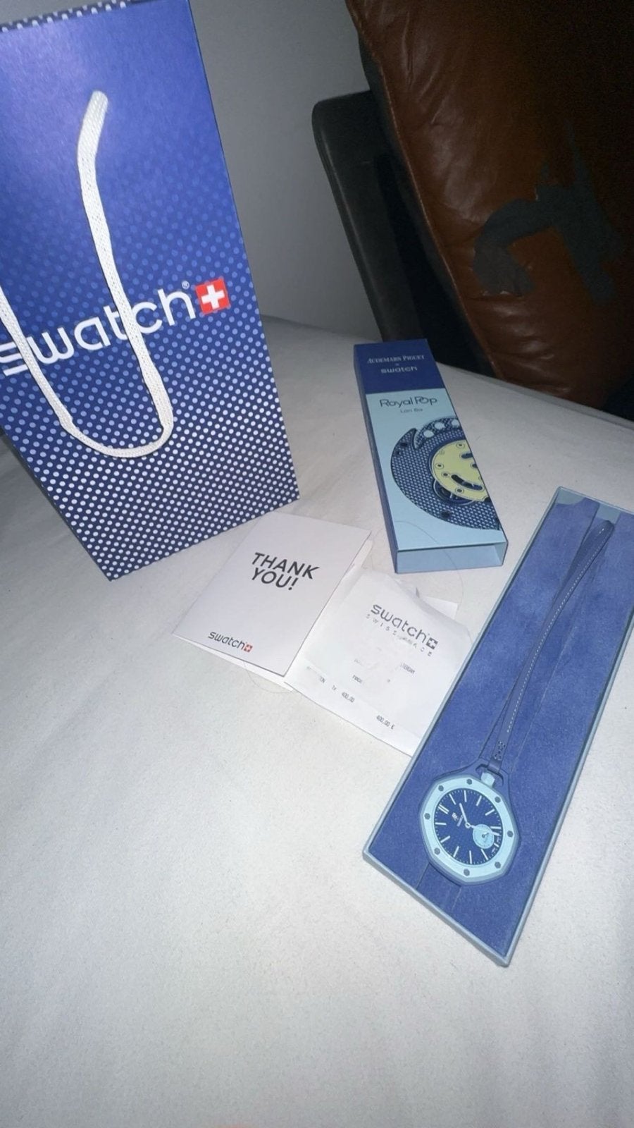 Swatch Royal Pop Zakhorloge - Nieuw in doos, Ophalen, Nieuw, Kunststof, Zakhorloge