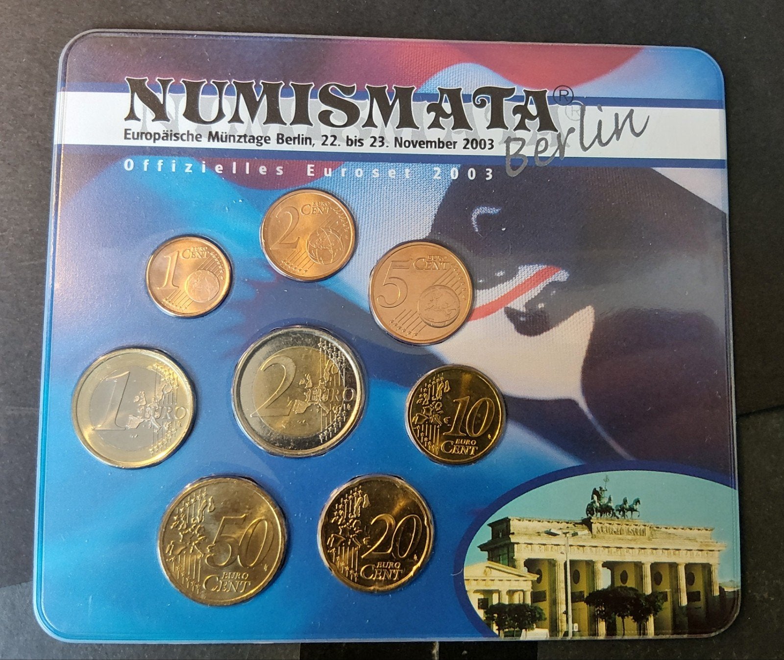Numismata BU muntset Belijn 2003, Ophalen of Verzenden, Duitsland, Overige waardes, Setje