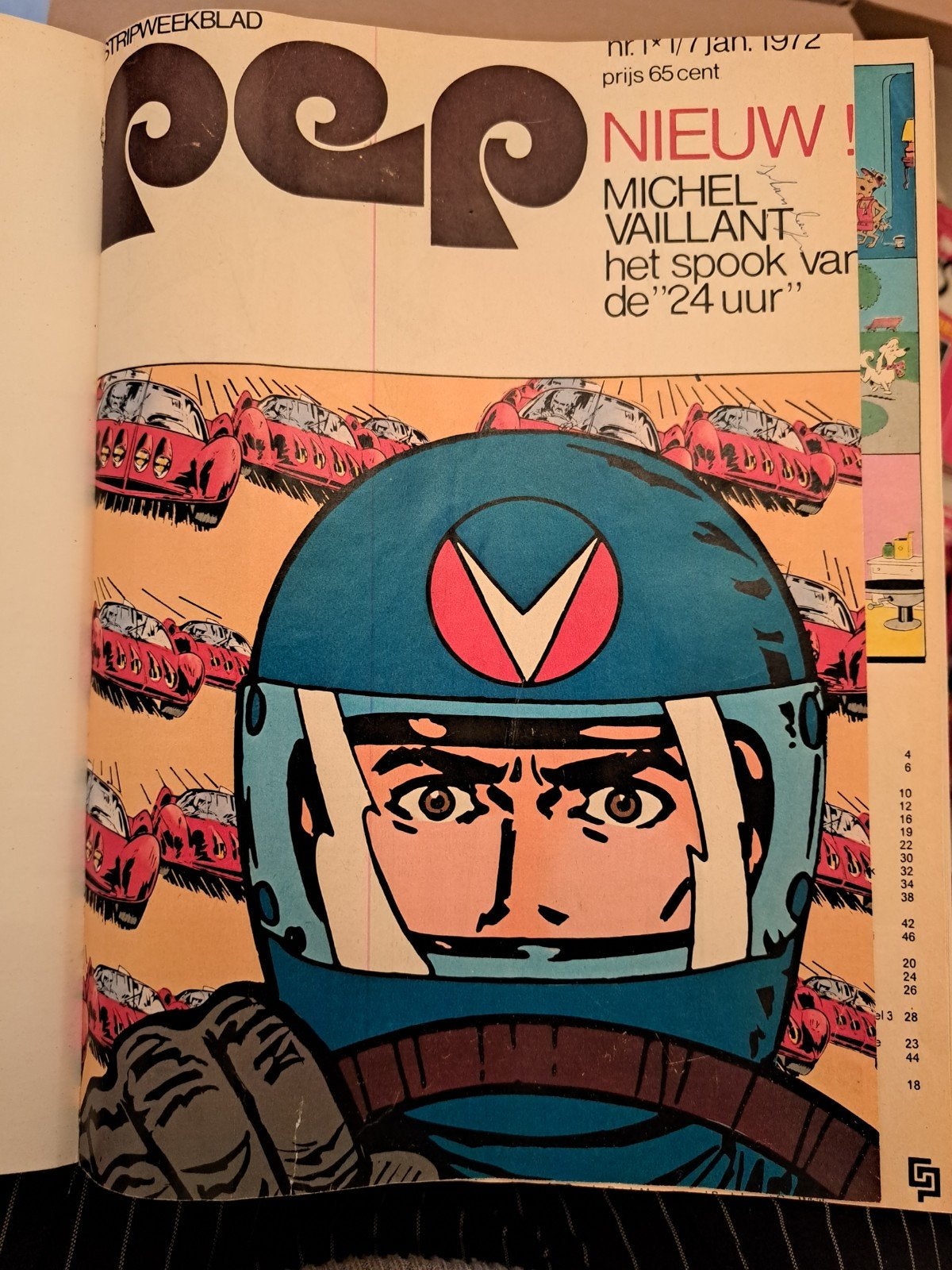Half jaargang 1972 Pep stripweekblad, Boeken, Gelezen, Complete serie of reeks, Pep, Ophalen of Verzenden