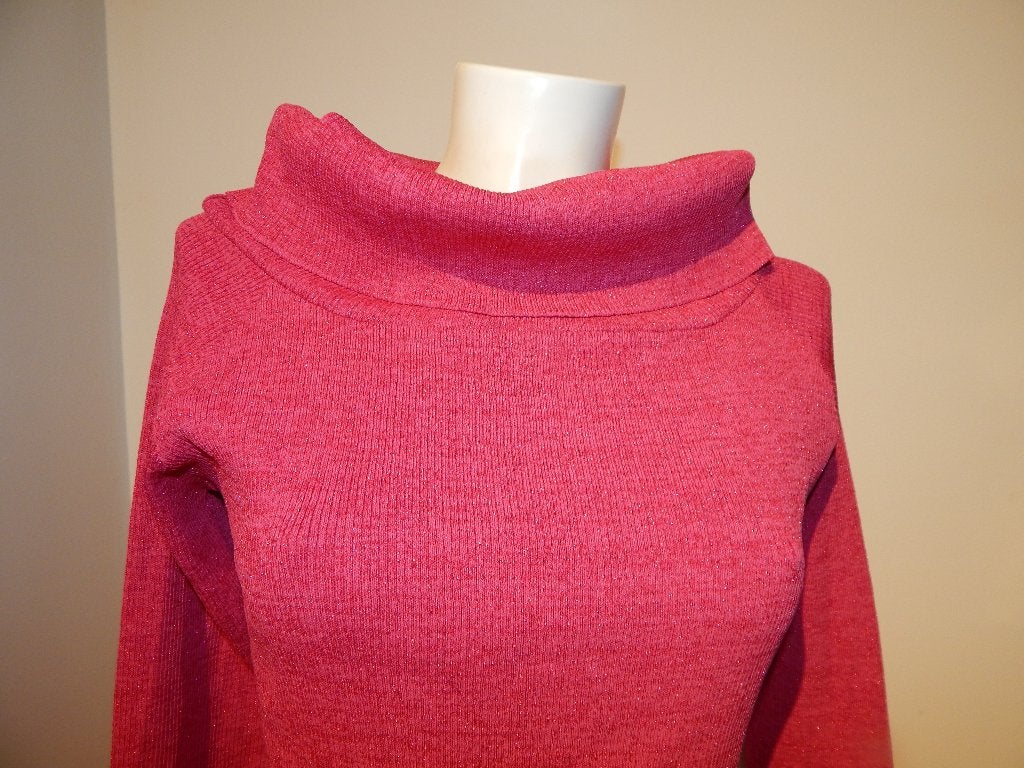 Fabienne Chapot cyclaam roze trui glinster stof grote kol L, Verzenden, Maat 42/44 (L), Zo goed als nieuw, Fabienne Chapot
