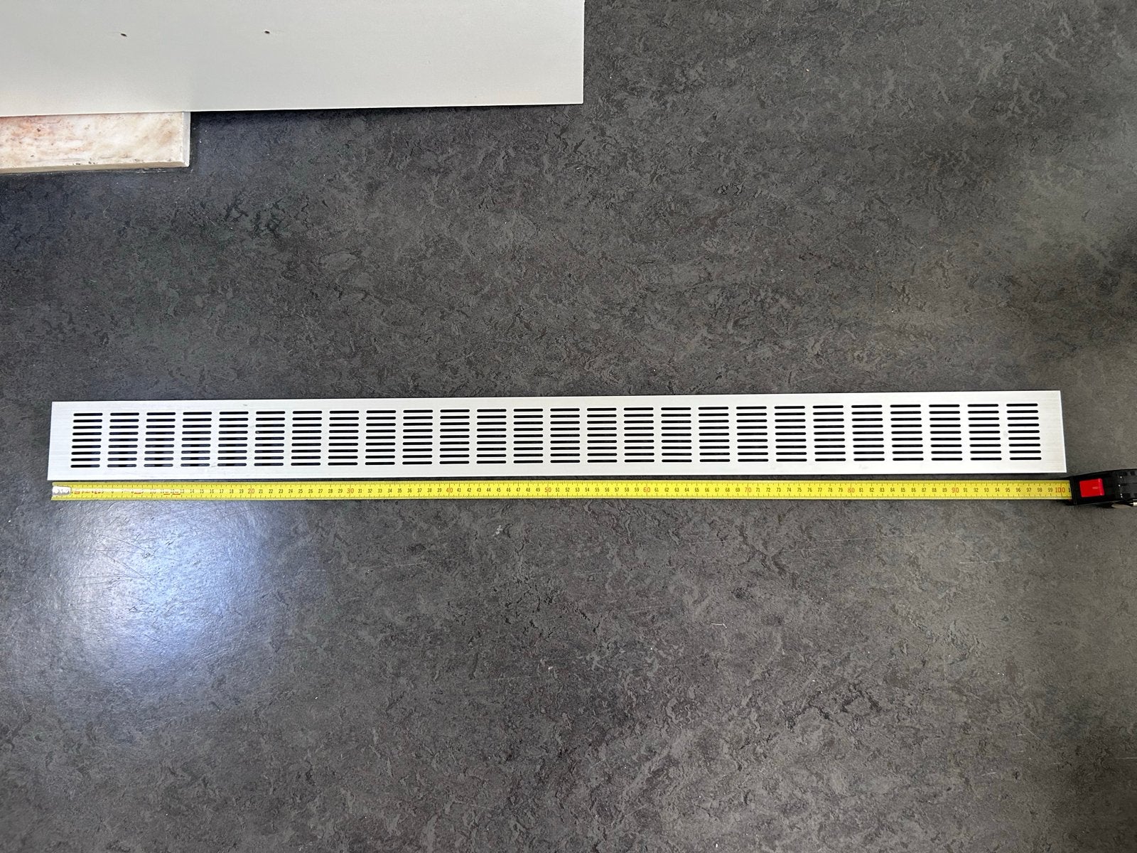 Ventilatierooster wit - 100 cm lang, Ophalen, Nieuw, Ventilator