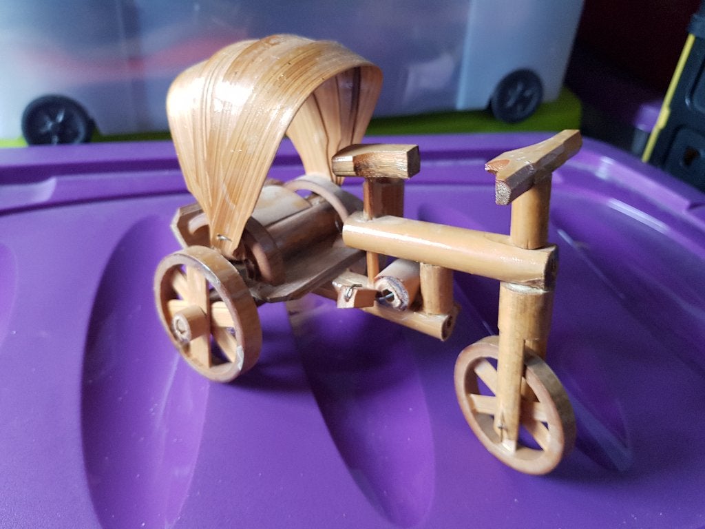 Rotan Rikscha, Ophalen of Verzenden, Zo goed als nieuw