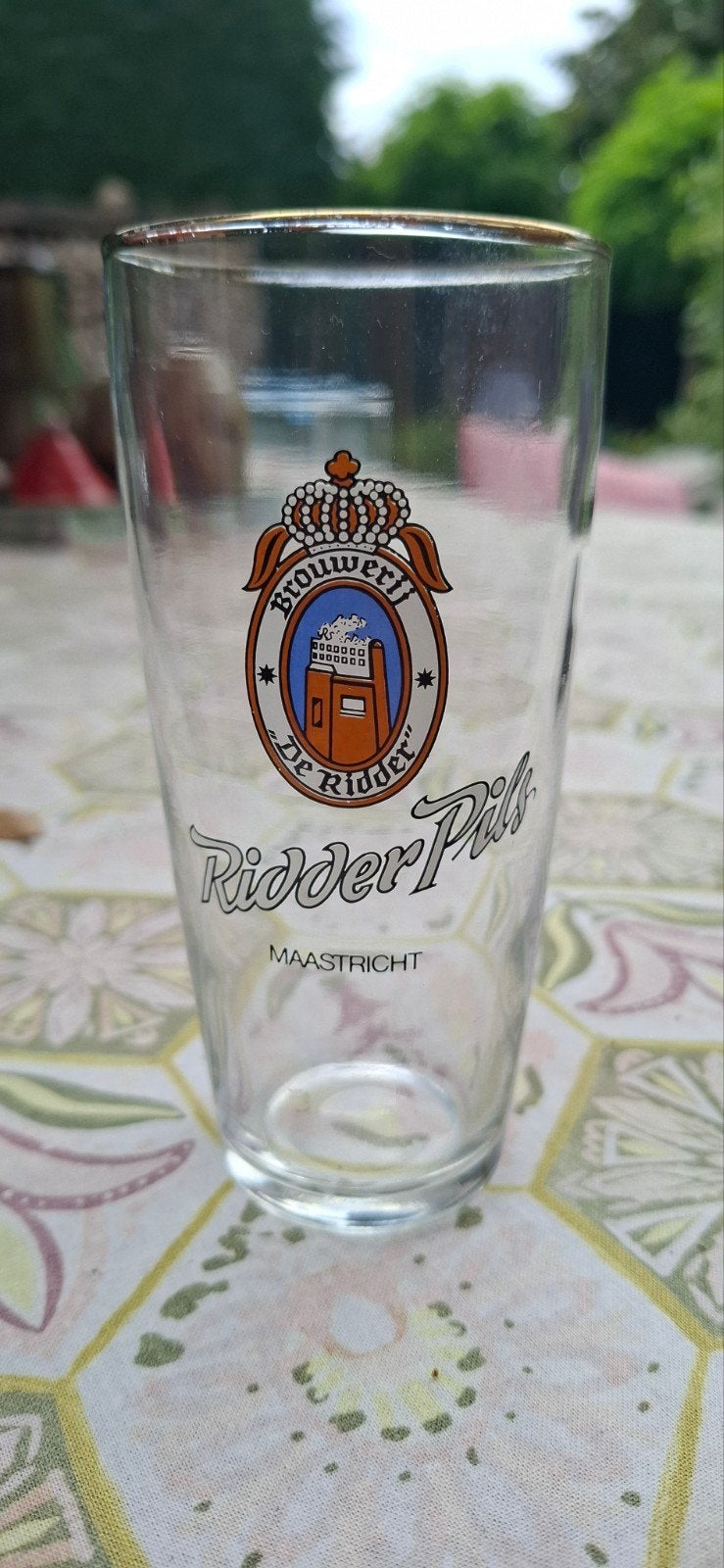 Ridder bierbrouwerij Maastricht bierglas nr 66, Verzamelen, Biermerken, Ophalen of Verzenden, Glas of Glazen, Overige merken