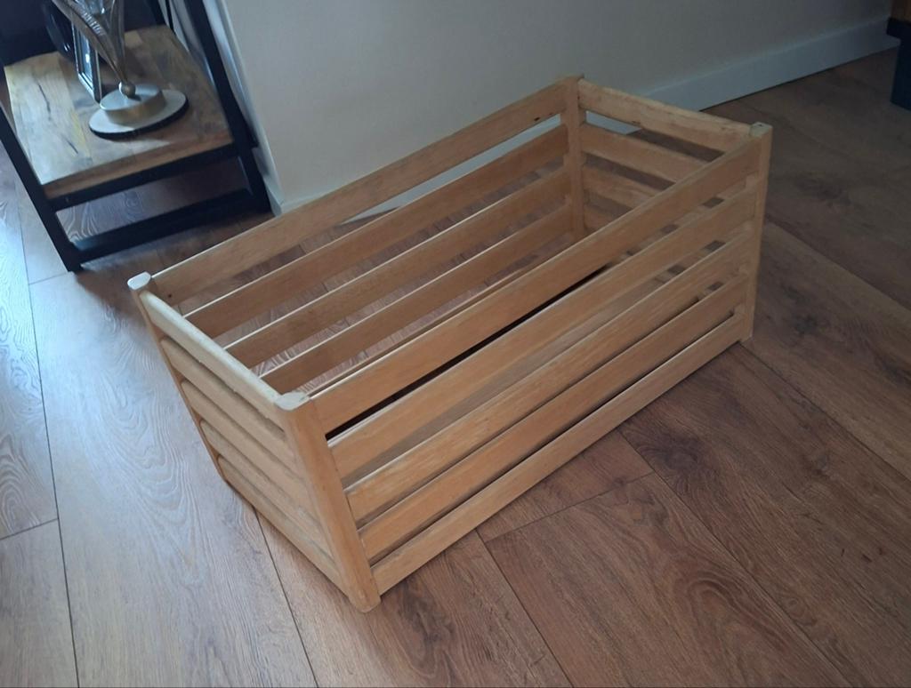 Grote houten krat, Doe-het-zelf en Verbouw, Kratten en Dozen, Ophalen, 100 cm of meer, 60 cm of meer, Zo goed als nieuw