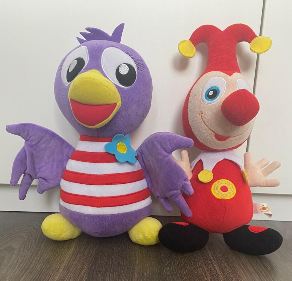 Originele Efteling Jokie en Jet knuffels, Ophalen, Gebruikt, Overige merken, Overige typen