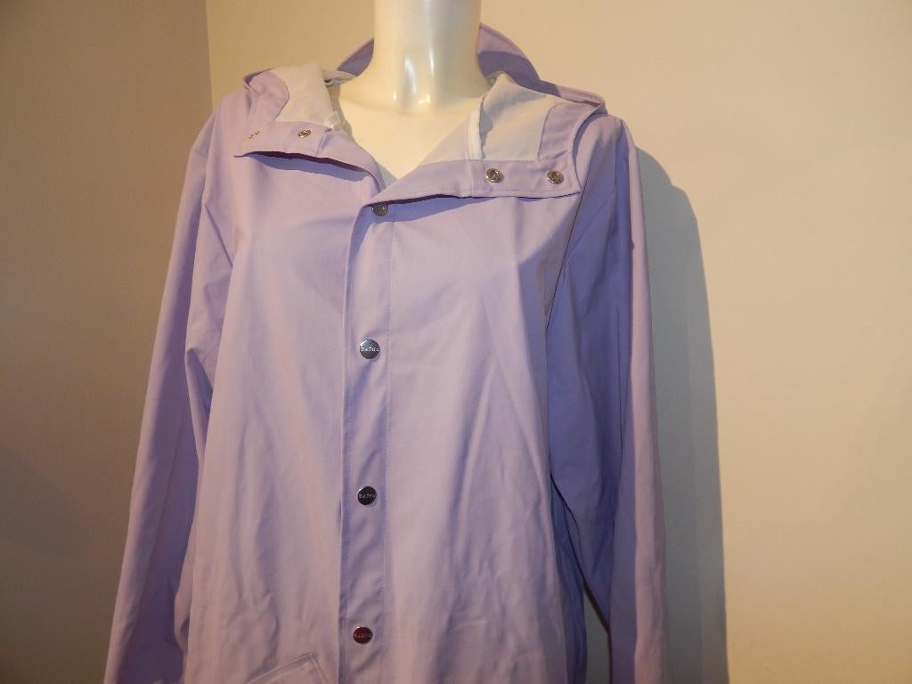 Rains langer model regen jas lila paars van kleur M/L, Rains, Verzenden, Paars, Maat 42/44 (L)