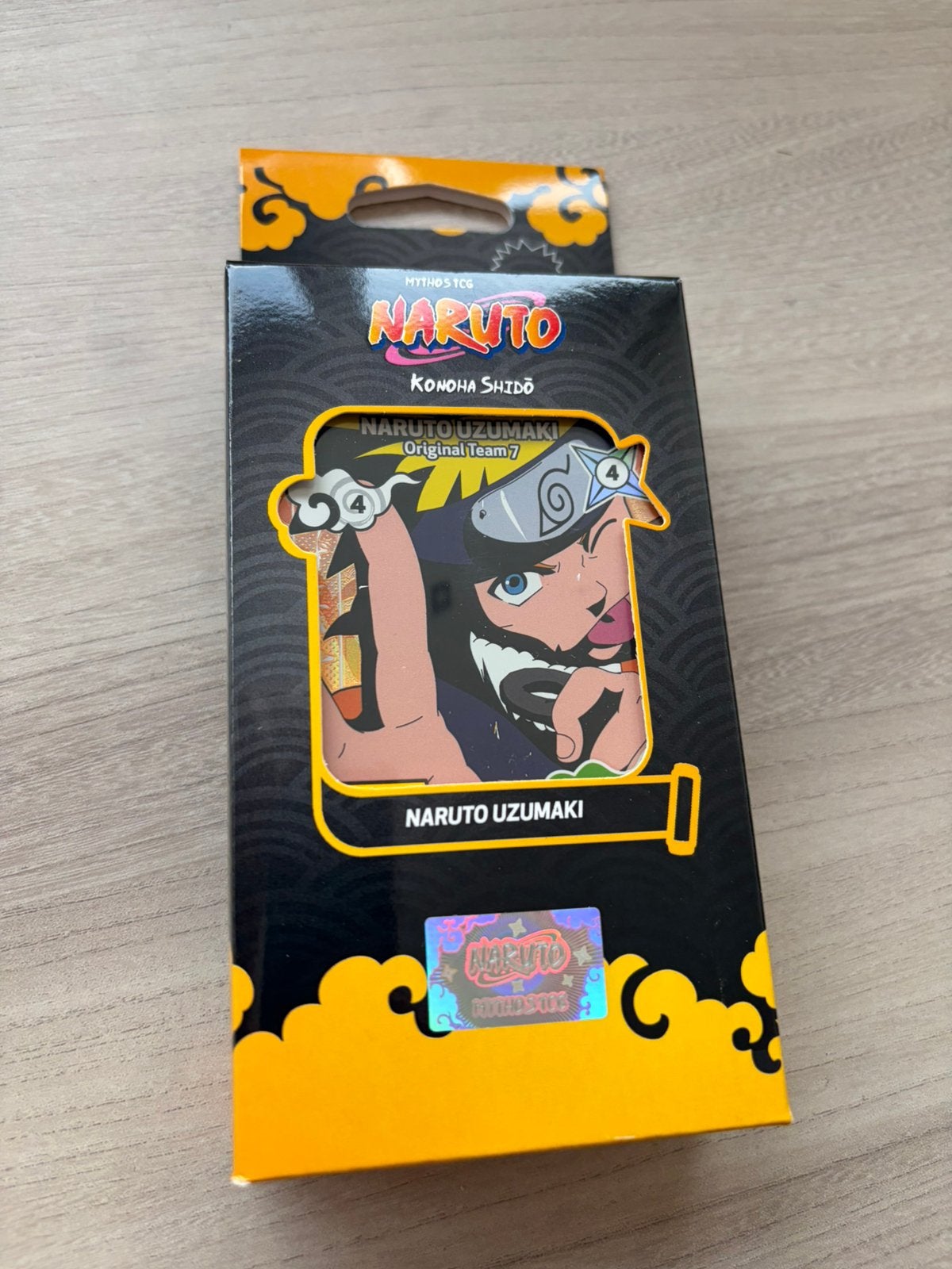 Naruto Mythos TCG Konoha Shidō Team Set Naruto Uzumaki Holo