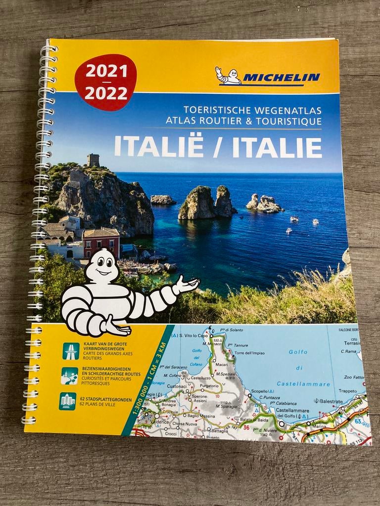 Wegenatlas michelin italie waddinxveen of ermelo, Boeken, Michelin, Europa, Ophalen of Verzenden, Zo goed als nieuw
