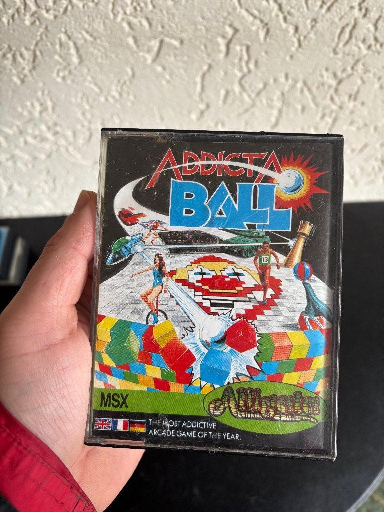Addicta Ball - 1987 - MSX Game - Goede staat, Spelcomputers en Games, Gebruikt, 1 speler, Ophalen of Verzenden, Vanaf 3 jaar