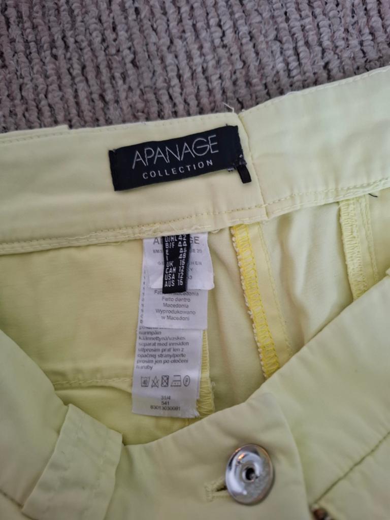 Apanage gele broek – maat 42 – nette chino broek, Geel, Maat 42/44 (L), Ophalen of Verzenden, Zo goed als nieuw