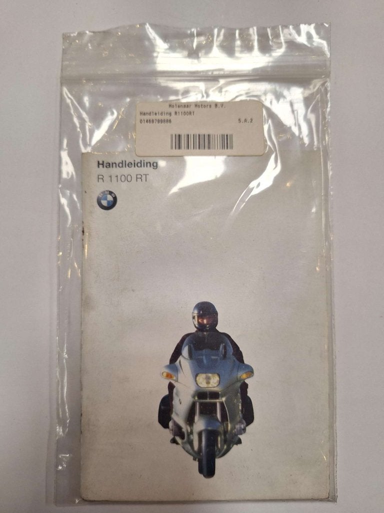 Nieuw Handleidingsboekje BMW R 1100 RT, BMW Nederland B.V., Nieuw, Ophalen of Verzenden, Einsteinlaan 5 2289 CC Rijswijk