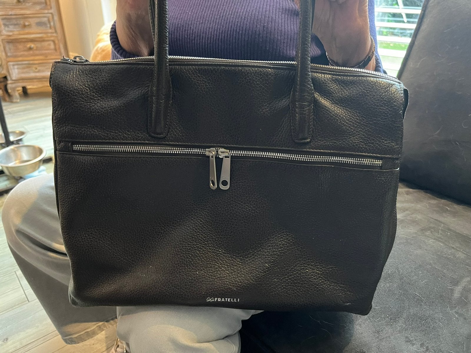 original gigi fratelli bag, Sieraden, Tassen en Uiterlijk, Ophalen of Verzenden, Gebruikt, Zwart, Handtas