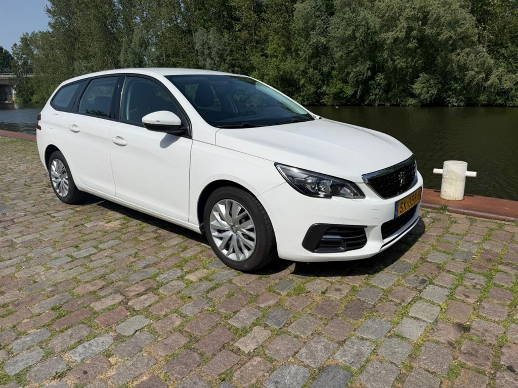 Peugeot 308 1.6 E-hdi 88 KW SW 2018, NW APK, Carplay, Airco, Voorwielaandrijving, 4 cilinders, Wit, Origineel Nederlands