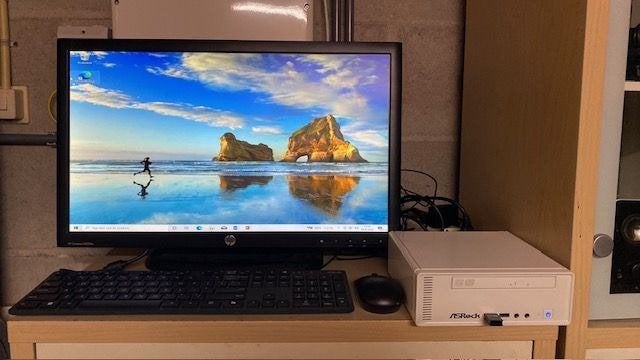 Handige AsRock mini pc met Windows 10 + Officepakket + Wifi, Computers en Software, Desktop Pc's, Met monitor, ASrock, Ophalen of Verzenden