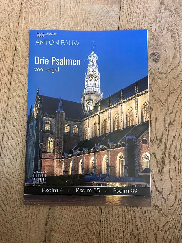 Bladmuziek klavarskribo Anton Pauw, Ophalen of Verzenden, Nieuw, Orgel