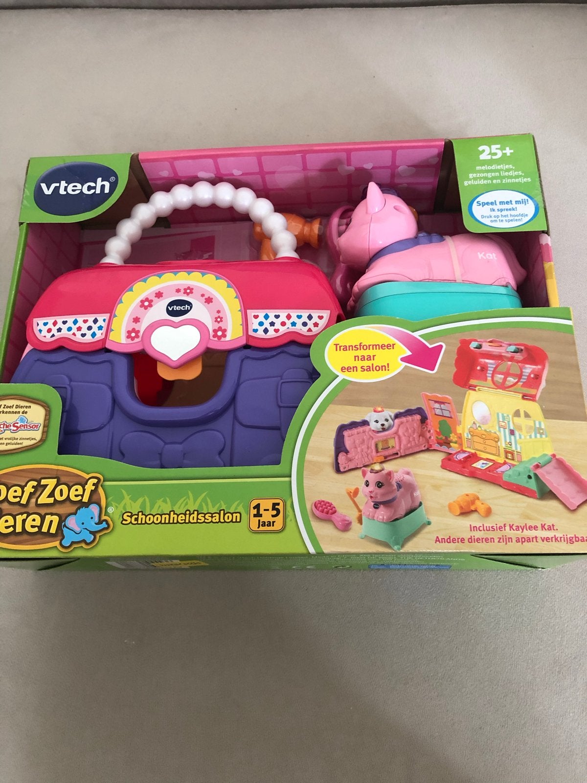 VTech Zoef Zoef Dieren Schoonheidssalon - Nieuw in doos, Ophalen of Verzenden, Nieuw, Overige typen, Met geluid