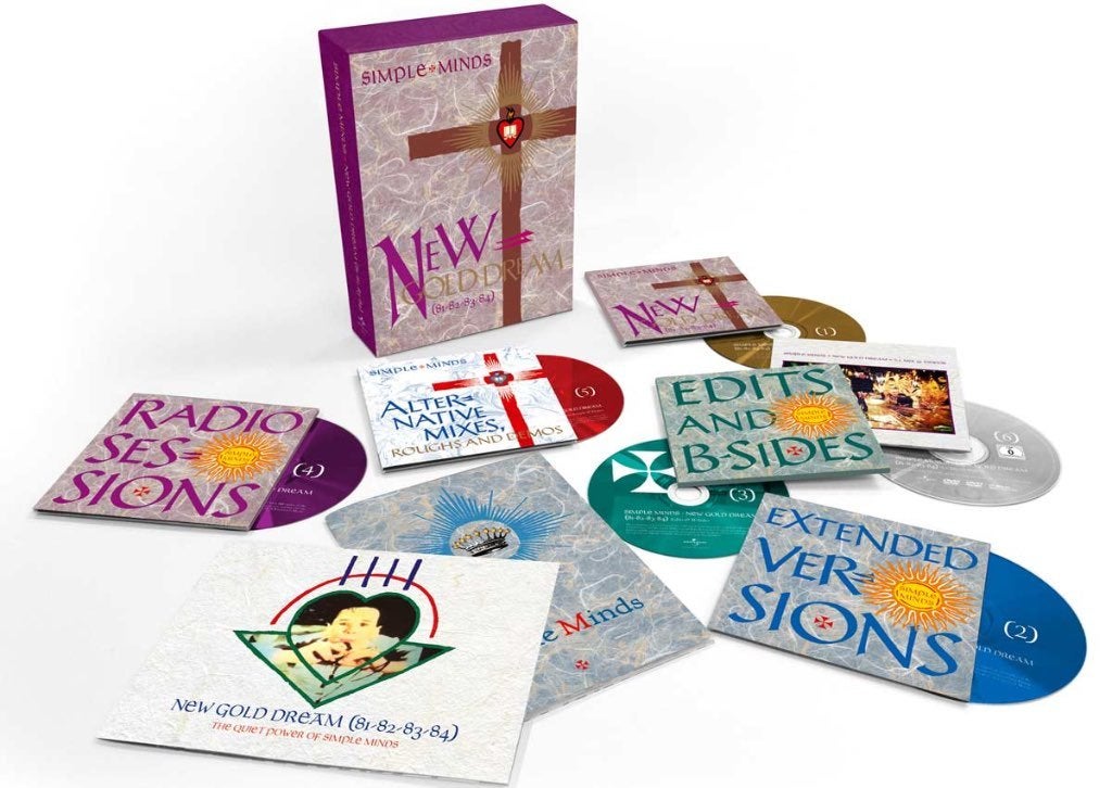 5Cd+Dvd Box Simple Minds New Gold Dream + BBC R1 Live NIEUW, Boxset, Pop, Ophalen of Verzenden, Nieuw in verpakking