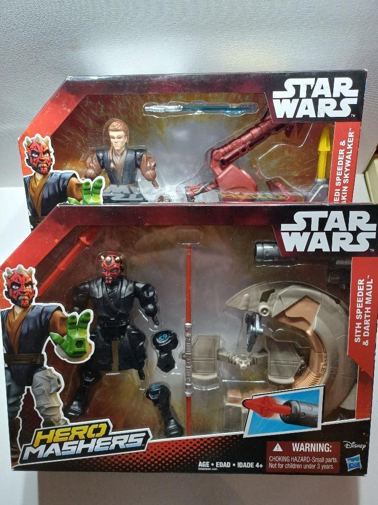 Star Wars Jedi en Sith Speeder Set Hero Mashers Sealed, Ophalen of Verzenden, Nieuw, Actiefiguurtje
