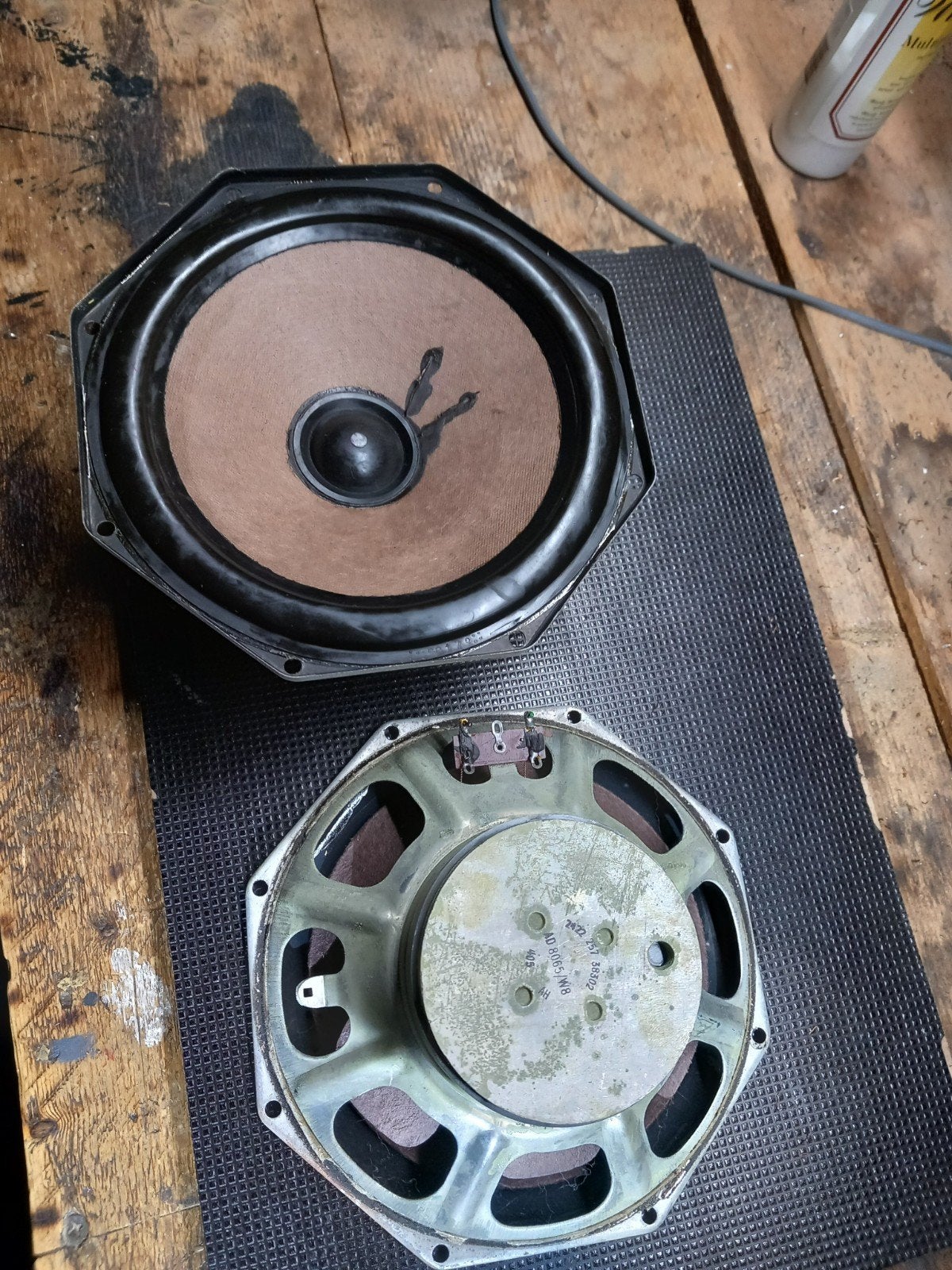 mooie set woofers Philips AD 8065 W8 aangeboden, Ophalen of Verzenden, Minder dan 60 watt, Philips