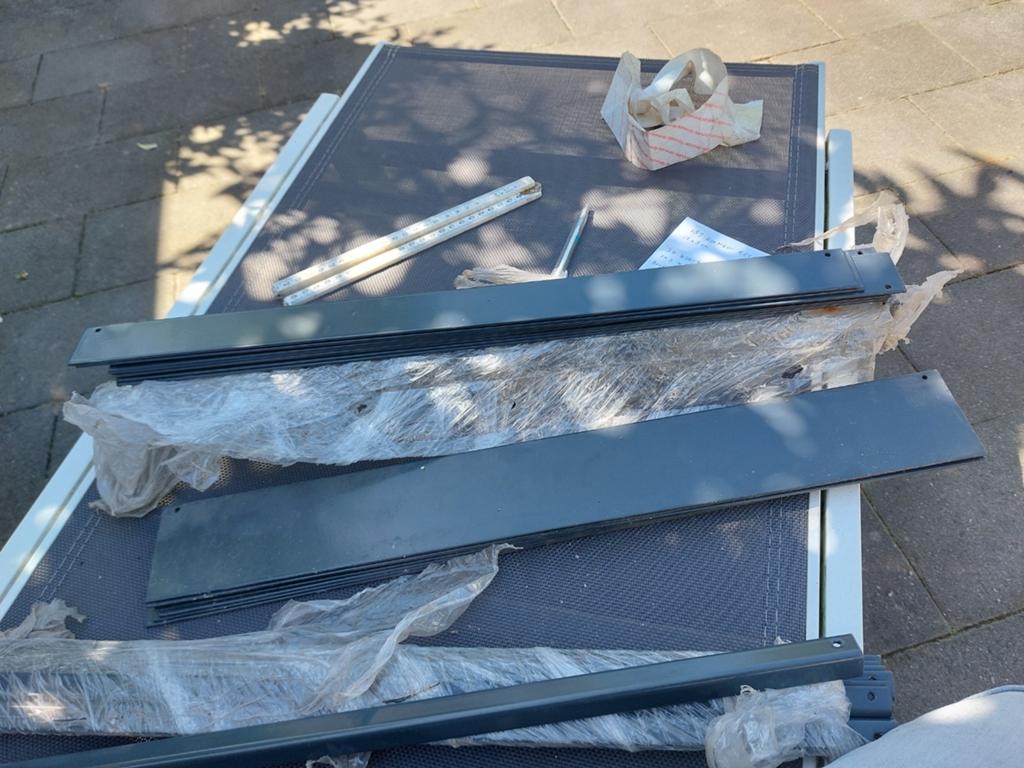 Aluminium strippen antraciet, Ophalen of Verzenden, Nieuw, Aluminium