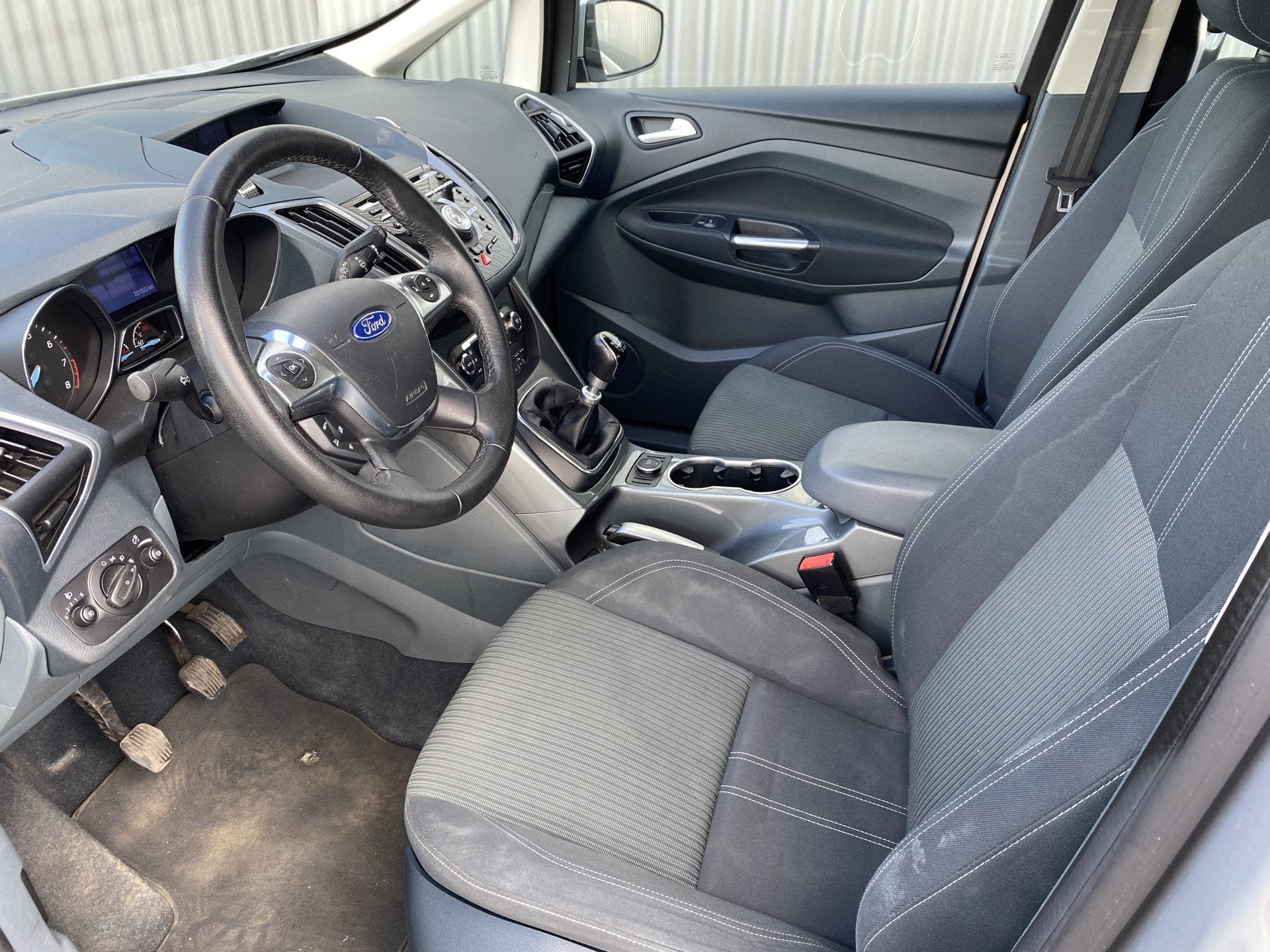 Ford Grand C-Max 1.0 Titanium Clima, Navi, CC, PDC & Cam, Zo, Auto's, Voorwielaandrijving, Stof, Gebruikt, Origineel Nederlands