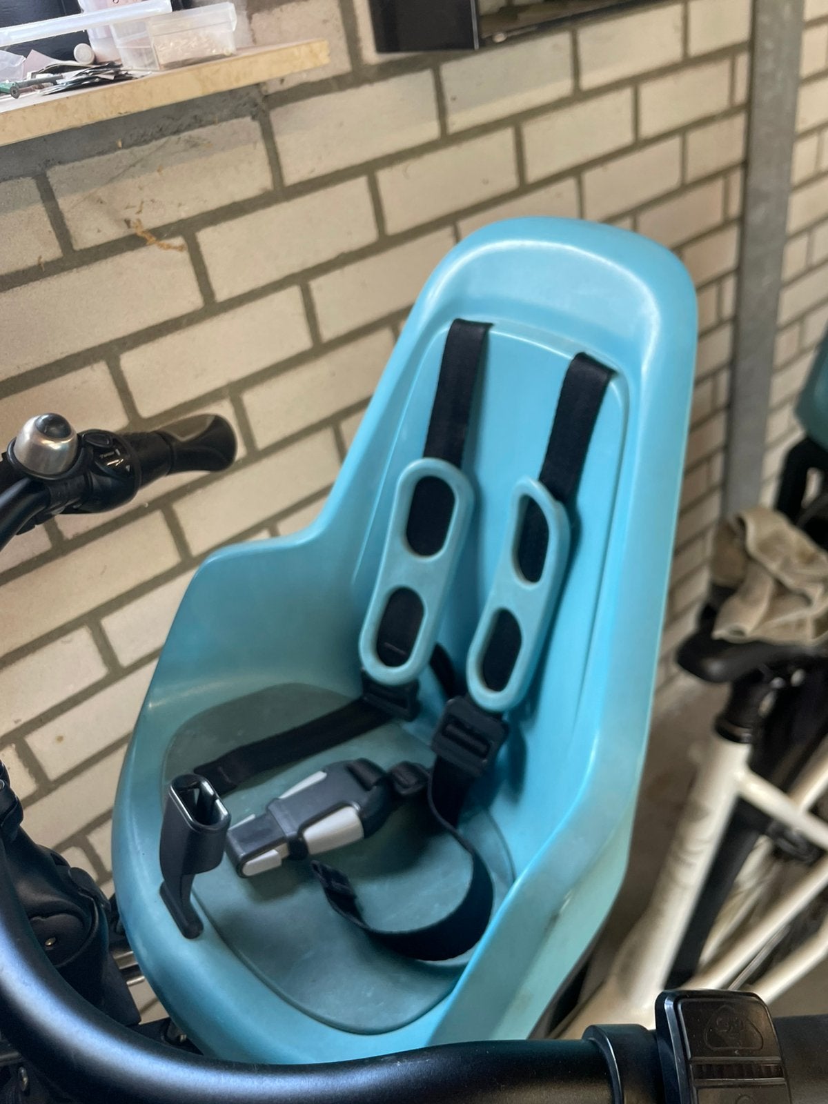 Voorzitje bobike licht blauw, Ophalen, Zo goed als nieuw