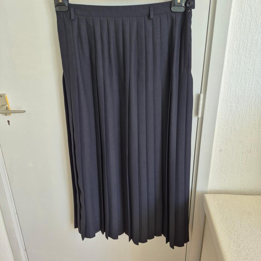 BARDEHLE zwarte plooirok - maat 46, Zwart, Maat 46/48 (XL) of groter, Ophalen of Verzenden, Zo goed als nieuw