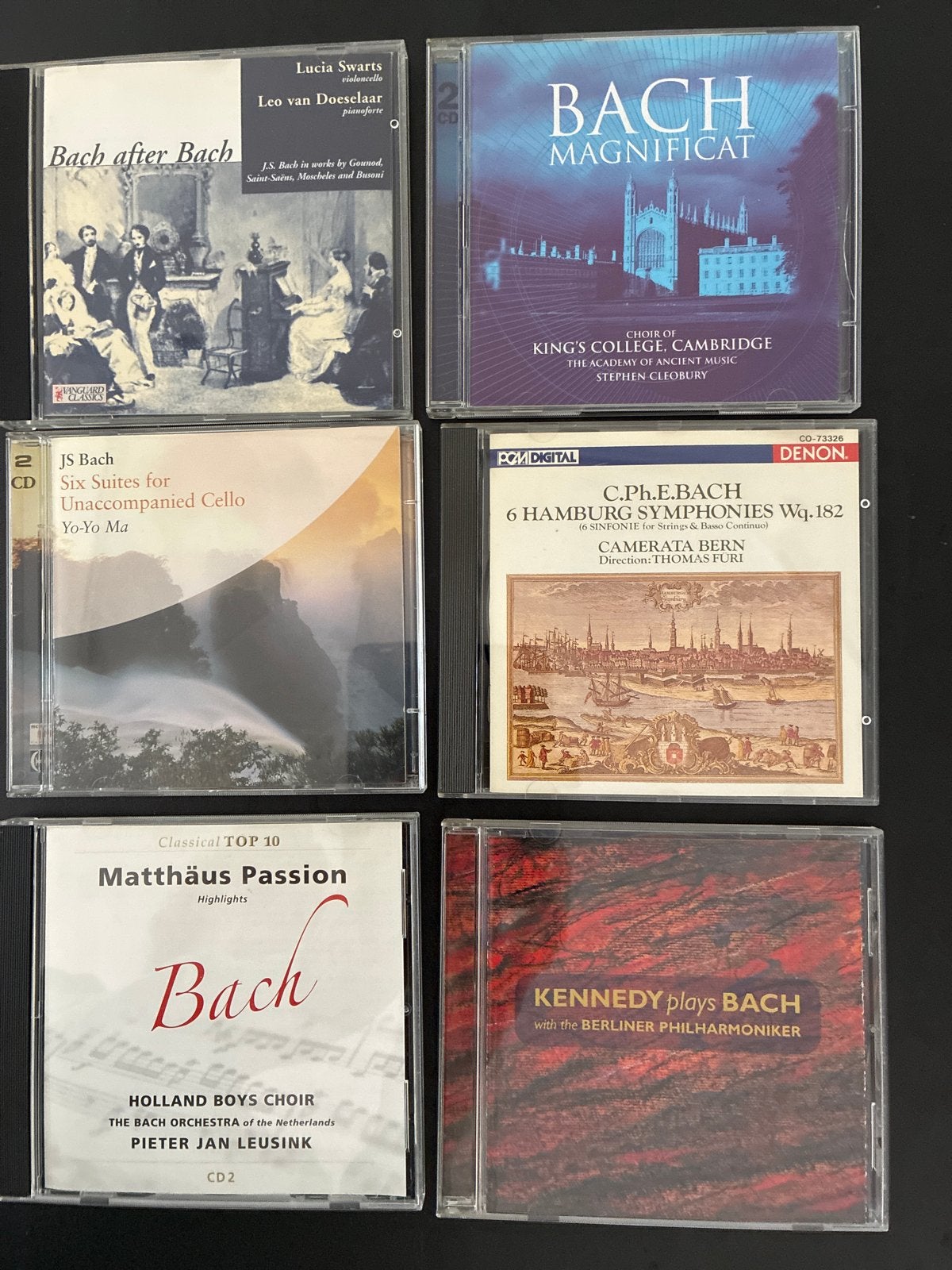 Diverse Bach CD's - Klassieke muziekcollectie, Gebruikt, Ophalen of Verzenden, Orkest of Ballet, Inclusief doosje