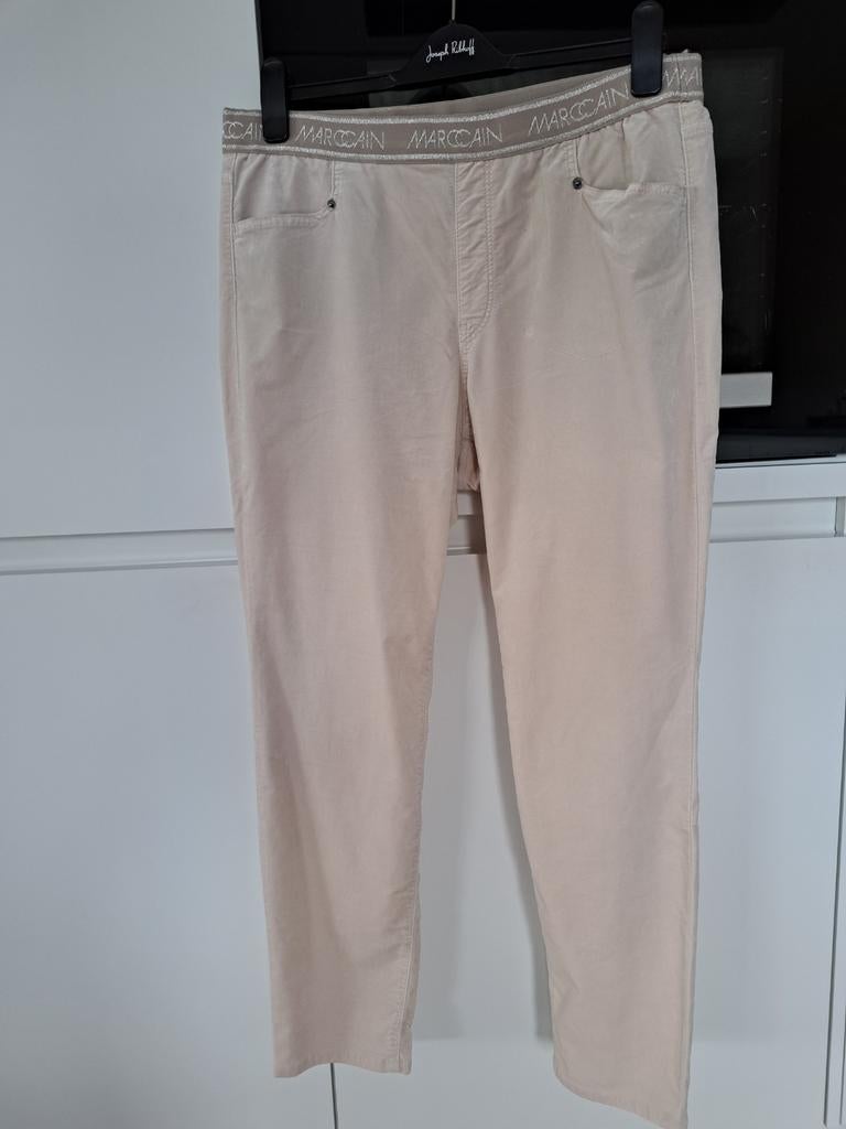 Fluwelen zomerbroek Marccain 6., Kleding | Dames, Broeken en Pantalons, Ophalen of Verzenden, Zo goed als nieuw, Lang