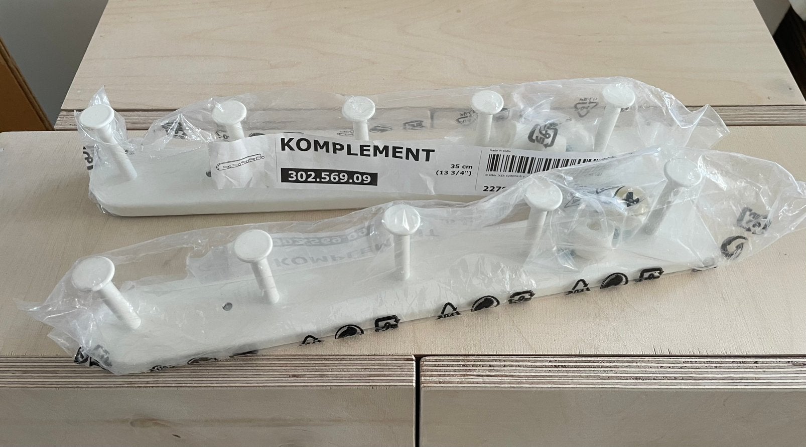 Pax komplement uittrekbare multihanger wit 35 cm – 2 stuks, Huis en Inrichting, Kasten | Kledingkasten, Nieuw, Minder dan 100 cm