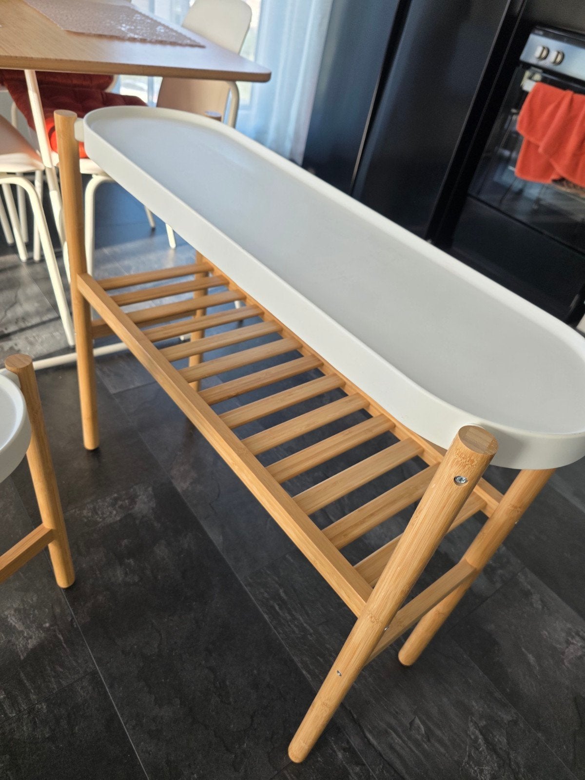 Ikea bijzettafels en plantenstandaard set, Huis en Inrichting, Tafels | Bijzettafels, Modern, Scandinavisch, Ophalen of Verzenden