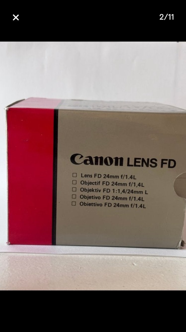 Canon FD 24mm f/1.4 L Groothoeklens, Canon, Canon FD, Zo goed als nieuw, 24 mm